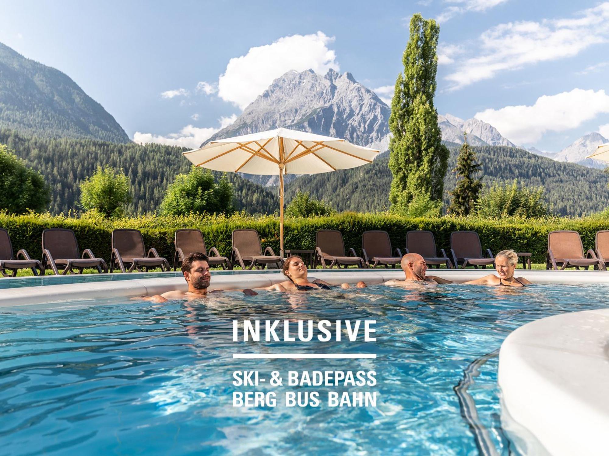Badehotel Belvair Scuol Exteriör bild