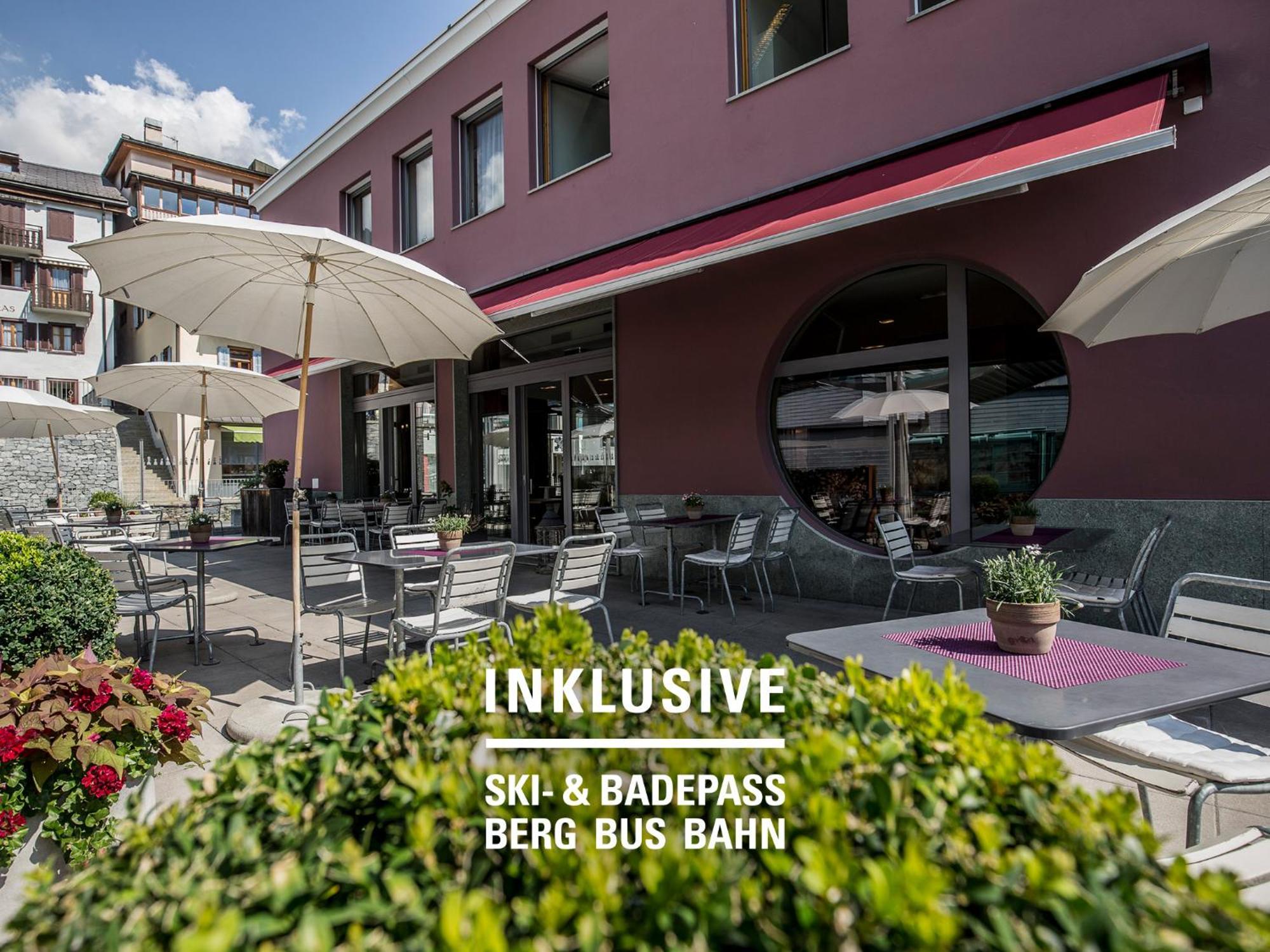 Badehotel Belvair Scuol Exteriör bild